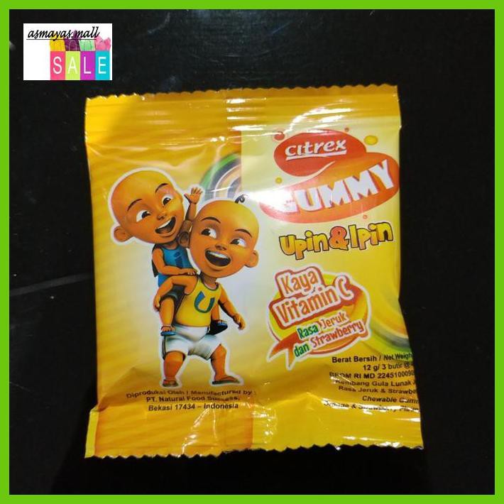

Vitanak- Citrex Gummy Upin&Ipin Sachet -Asliii.