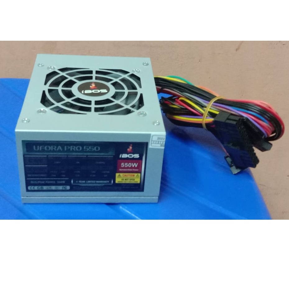 iBOS UFORA PRO 550W Micro ATX Power Supply PSU