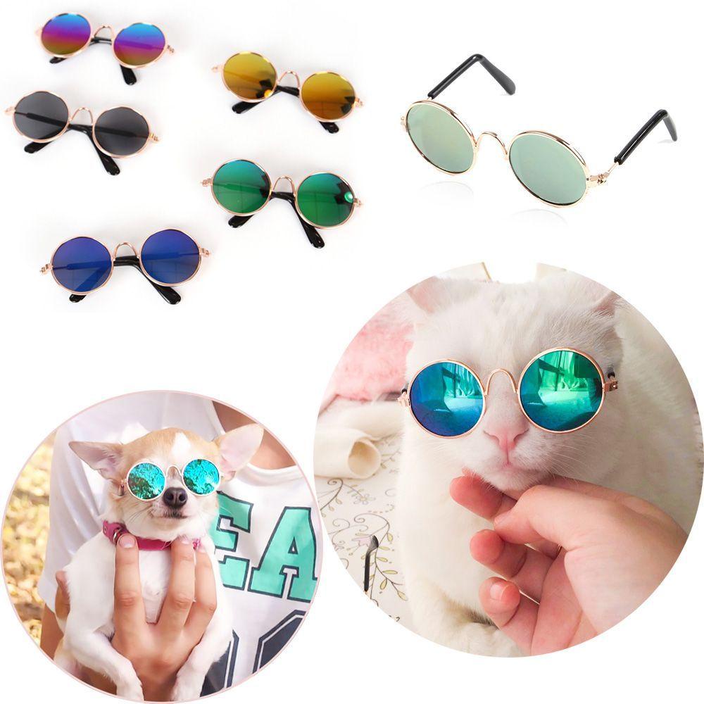 Top Kacamata Kucing Anjing Lucu Eye-wear Kitten Grooming Pet Pelindung Mata