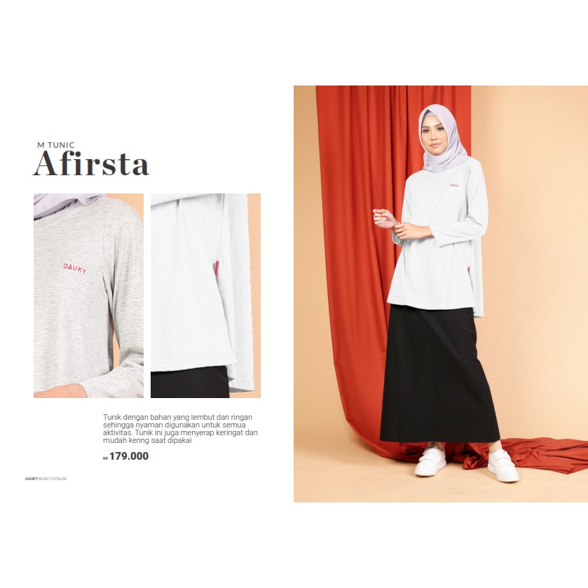 M TUNIC AFIRSTA/ATASAN KAOS/DAUKY