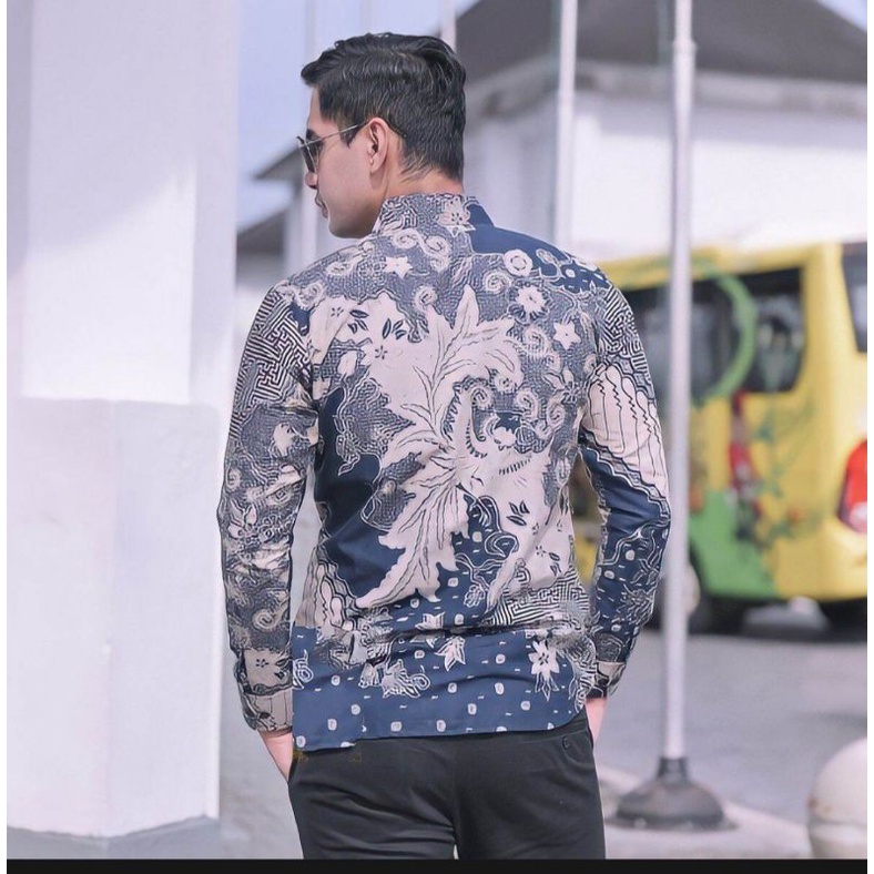 MURAI BATU KEMEJA BATIK PRIA LENGAN PANJANG SLIMFIT