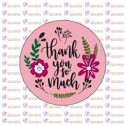 

Stiker / Sticker / Label Bulat Thank You Online Shop