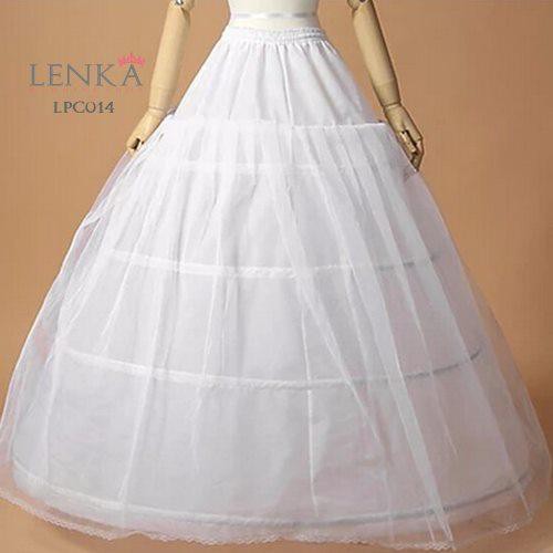 [BISA COD] PENGEMBANG GAUN PENGANTIN ROK PETTICOAT BRIDAL 4 RING LPC014