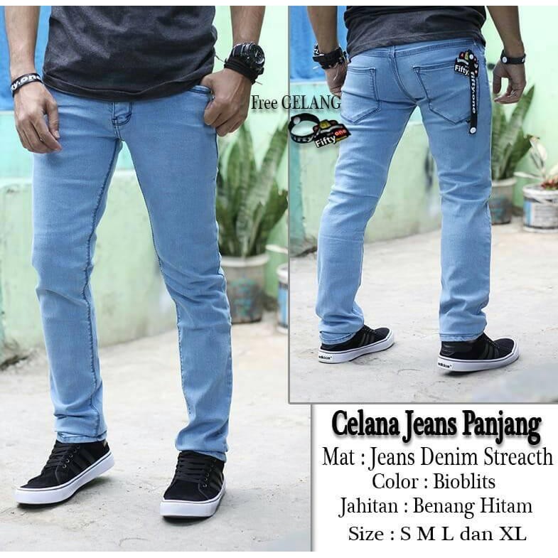 CELANA JEANS SKINY PRIA STREET/CELANA JEANS PANJANG PRIA MELAR/CELANA PANJANG PRIA SKINY