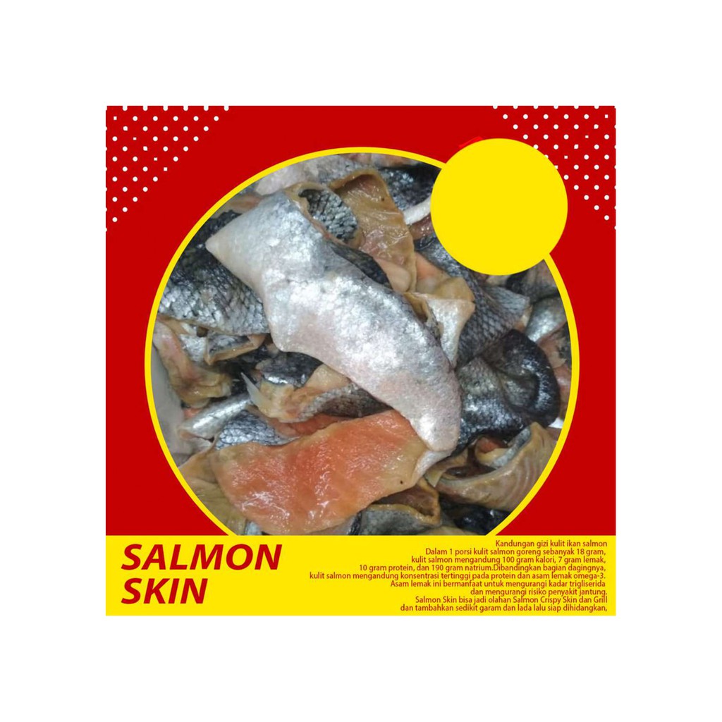 

Kulit Salmon Norway / Salmon Skin Norway 500GR