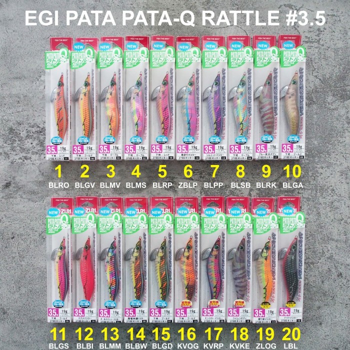 Umpan Cumi Yozuri Egi Pata Pata Q-Rattle 3.5