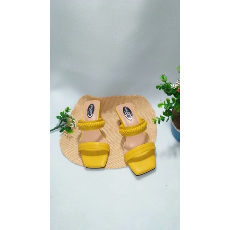 #SANDAL WANITA HELLS 5CM BAN 2 KEPANG