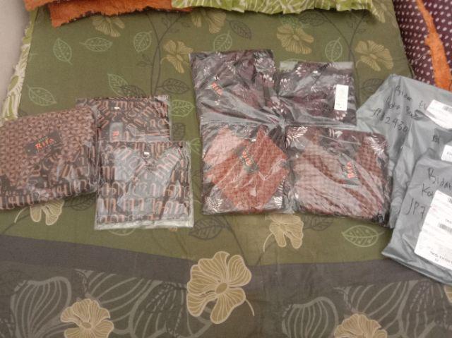 Batik Couple Keluarga Maura Sania Ruffle Ori Ndoro Jowo Dnt Motif Terkini 2021