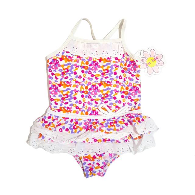 Baju renang anak colorful leopard