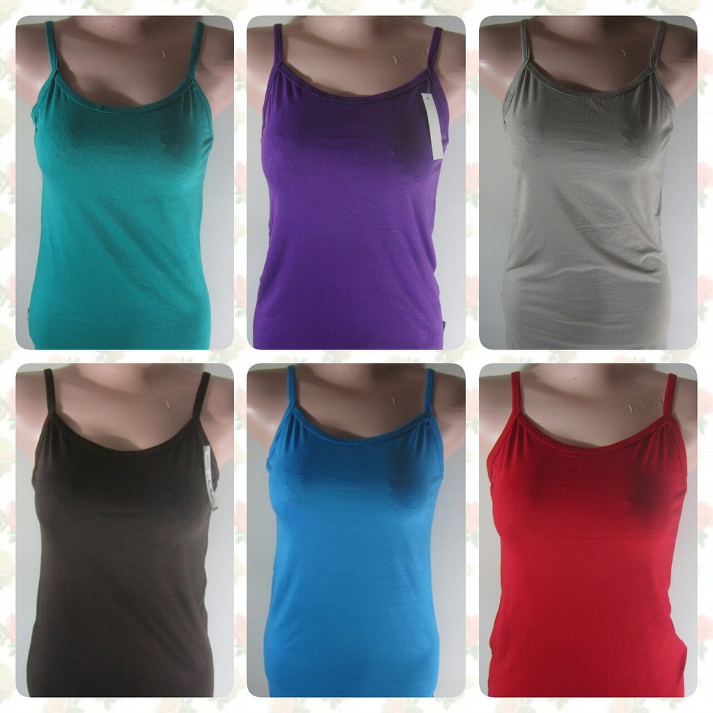 iseven p TANKTOP TALI | TANKTOP POLOS | TANK TOP WANITA 1 KILO MUAT 10 PCS