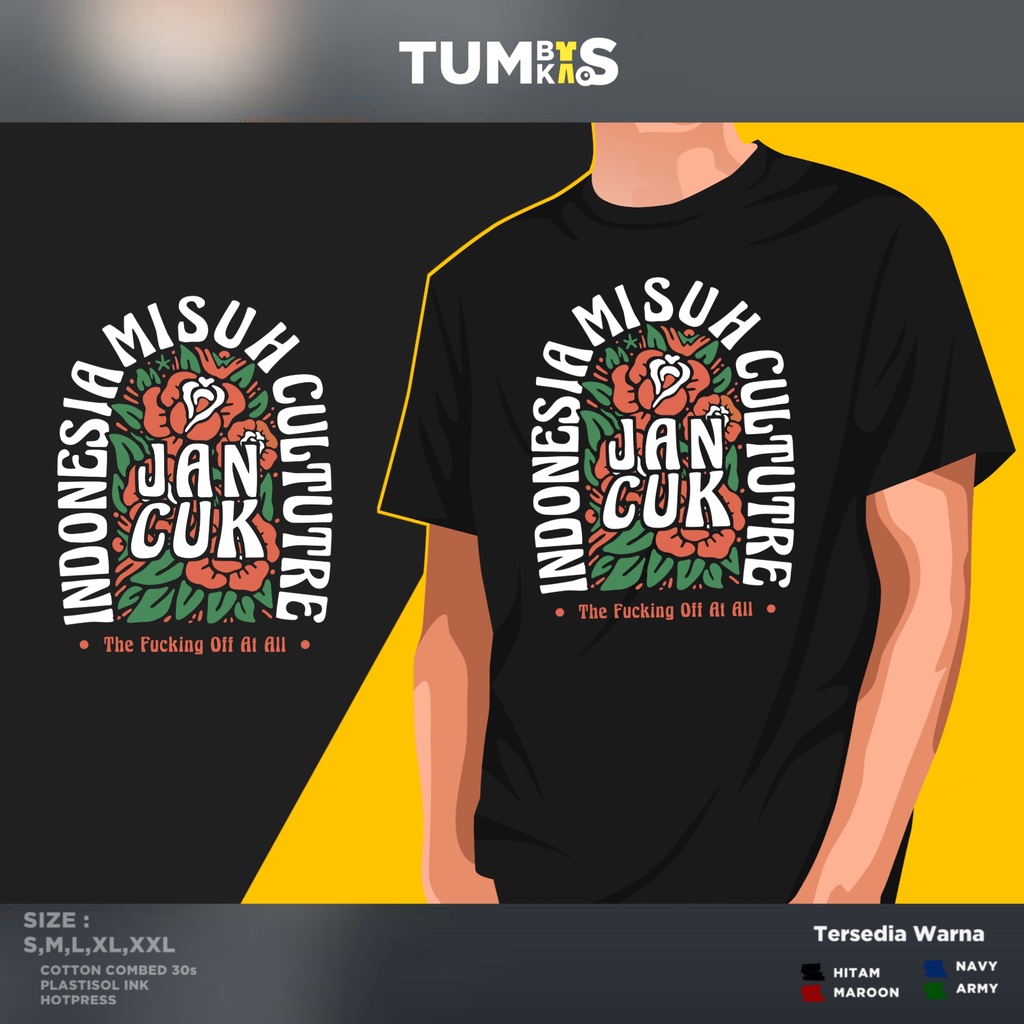 KAOS SANTRI SALAFI DISTRO PREMIUM JANCUK MISUH CULTURE KEREN KATA KATA SANTRI PUTRI  / BAJU DAKWAH I