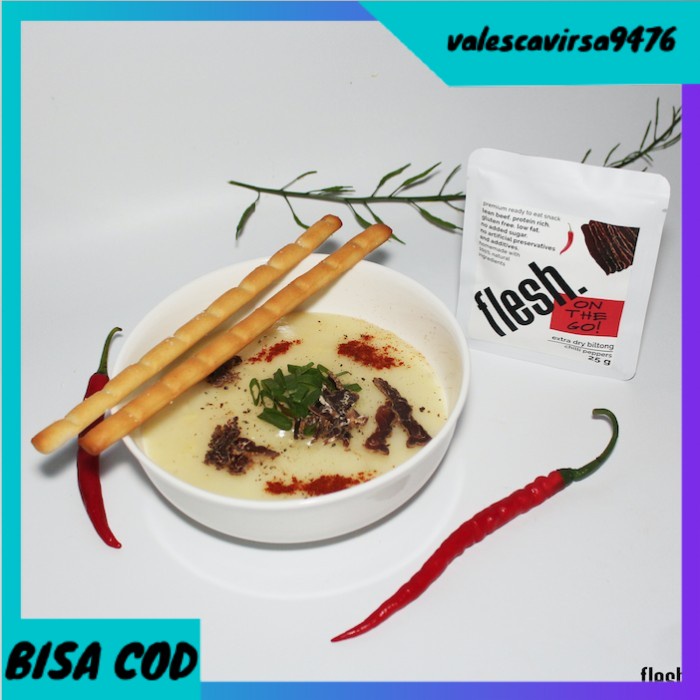

⭐BISA COD⭐ flesh | chilli peppers biltong 25 gr