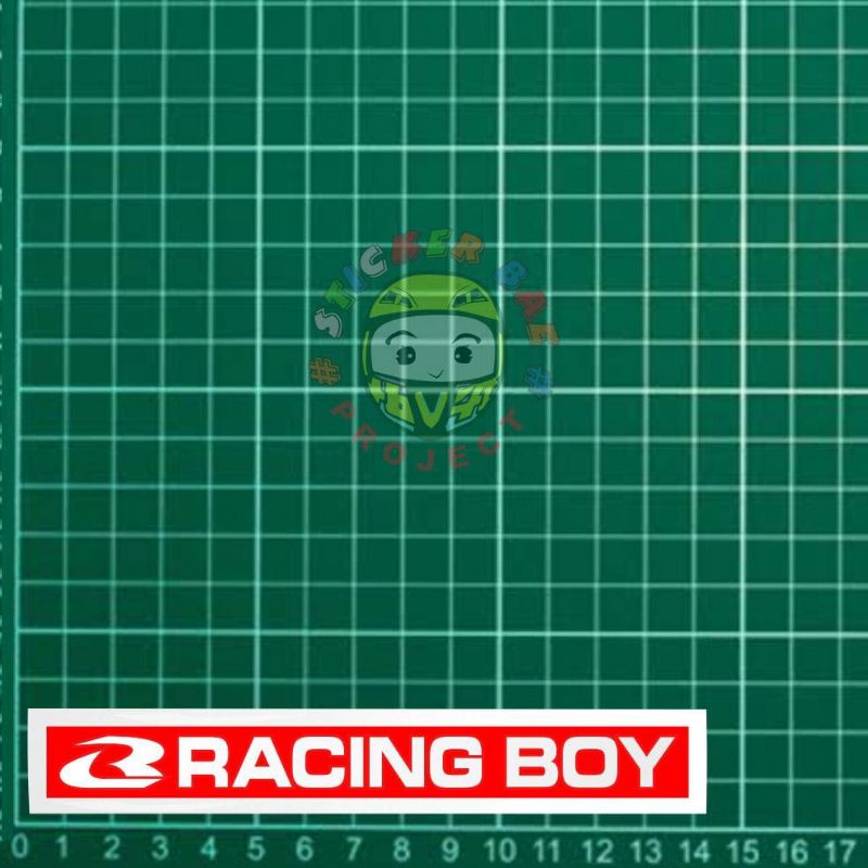 Stiker racing boy cutting sticker motor stiker RCB