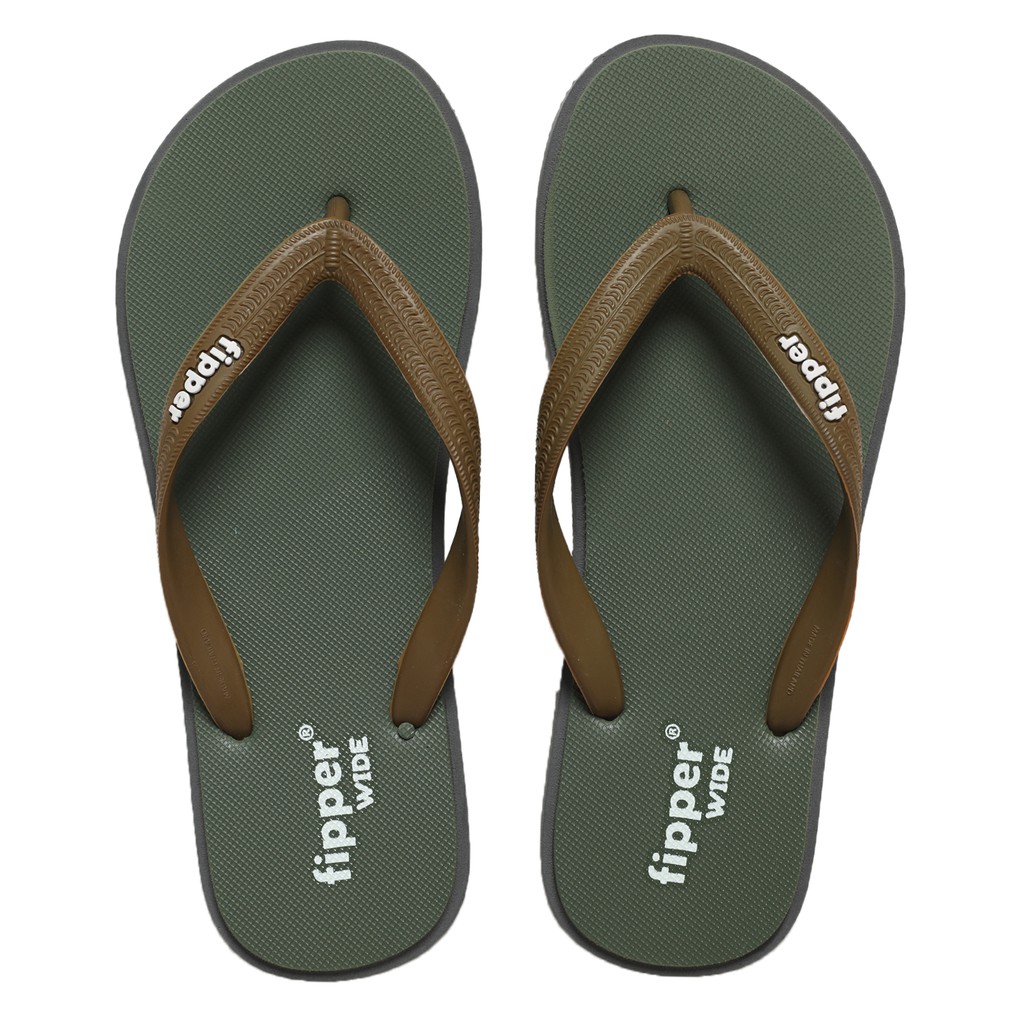 Sendal Jepit Sandal Pria Fipper Wide Green Army Grey Sendal Jepit Sandal Pria Fipper Wide Green Army Grey