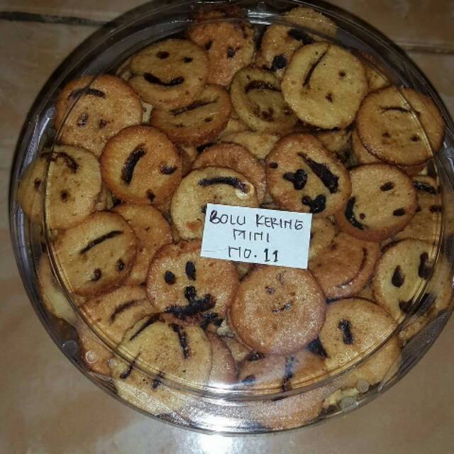 Bolu kering mini -+300gr toples