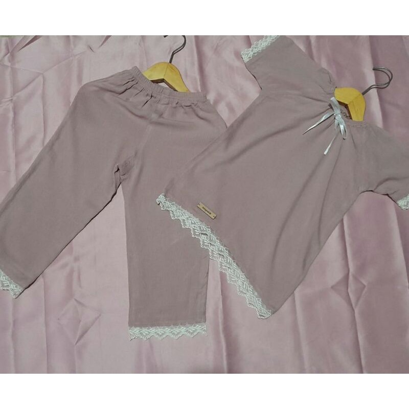 Daily set anak Rayon Crinkle Premium setelan anak perempuan