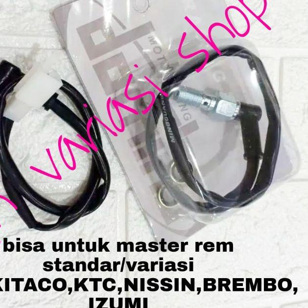✻ suit swit switch master rem depan belakang standar/variasi drat kasar / halus ktc rcb brembo nissi