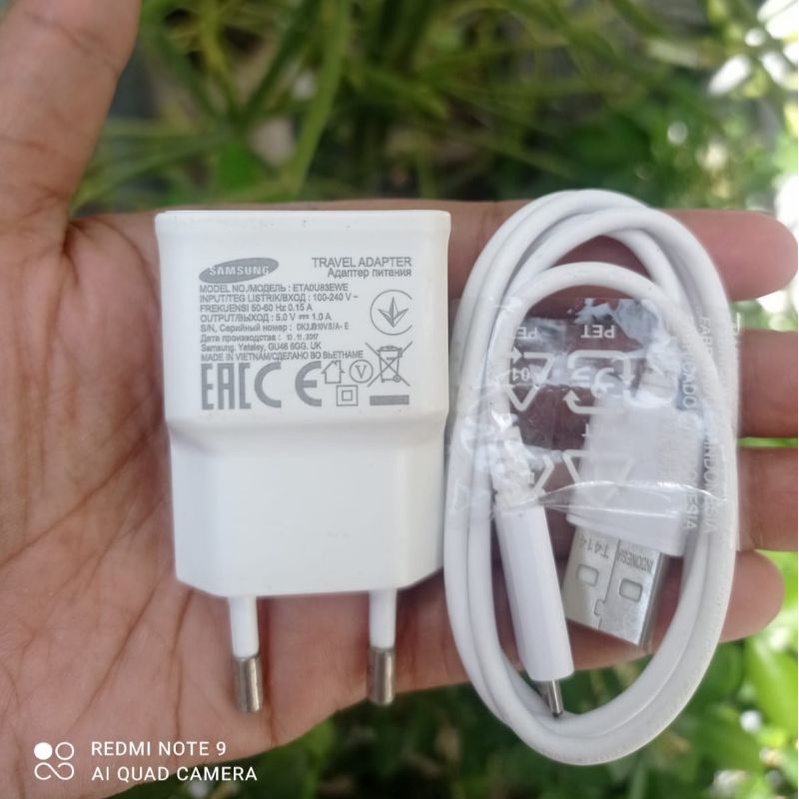 CHARGER ORI SAMSUNG A10 A10S M10 A01 CORE 1 AMPERE MICO USB ASLI CABUTAN HP
