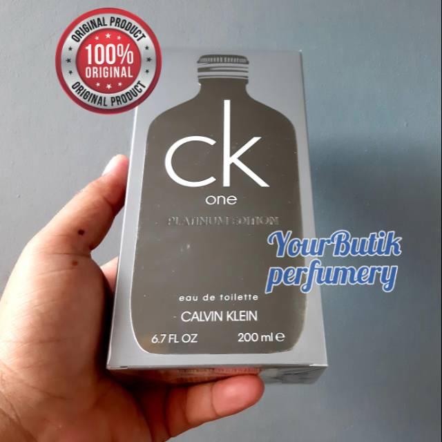 calvin klein one platinum edition eau de toilette 200ml