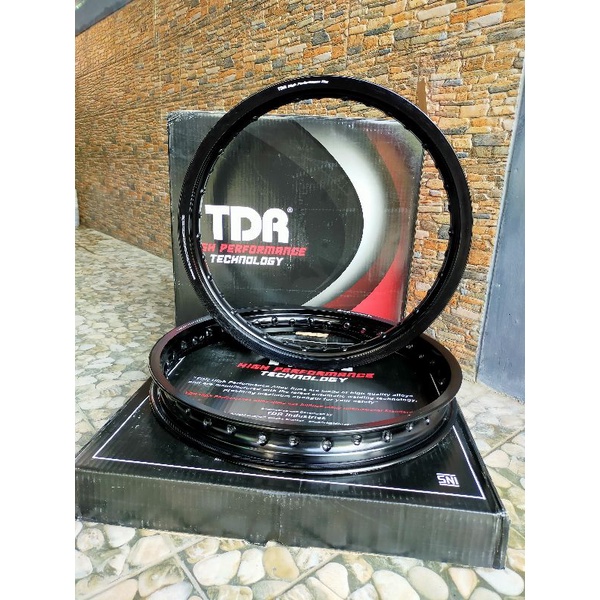 velg veleg jari jari TDR 160 185 ring 17 hitam silver velg jari jari TDR velg TDR hitam titan velg T