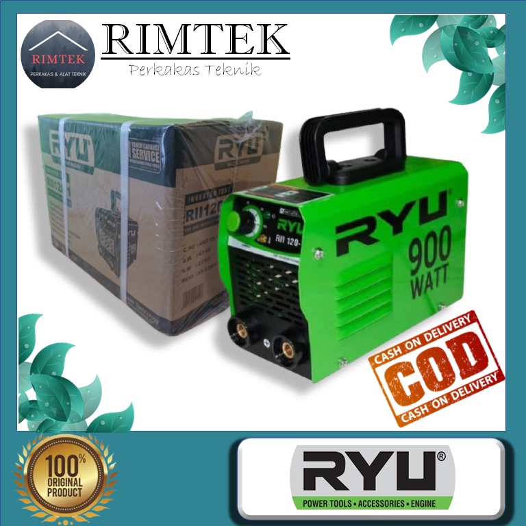 MESIN LAS RYU RII120-1 900w Mesin las Inverter RYU 900w Ryu RII 120 - 1