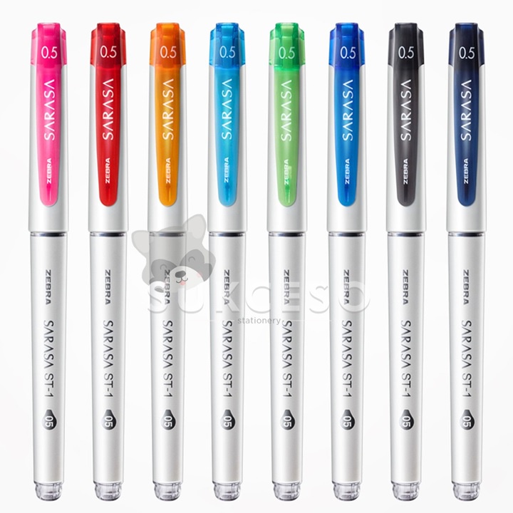 

Zebra Sarasa ST-1 ST1 Gel Ink Pen Rollerball 0.5mm (Dijual satuan)