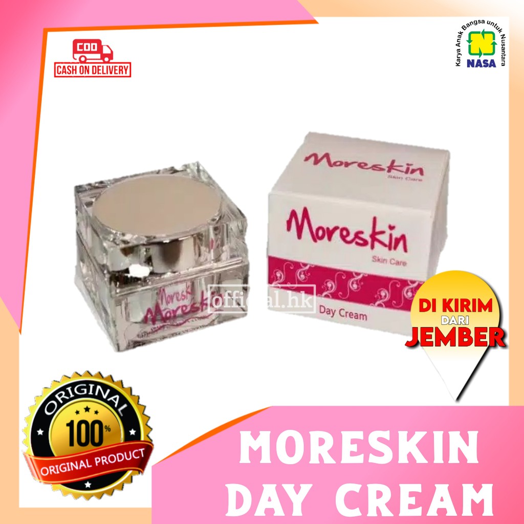 COD - Cream Untuk Membuat Wajah Glowing Moreskin Day Cream - OFFICIAL.HK
