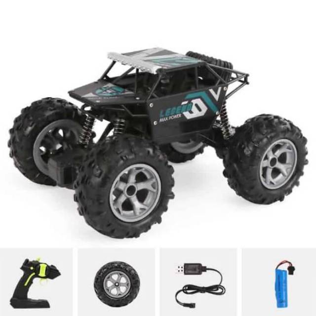 Rc mobil Remot Control  Rock Crawler off Road Legend Metal skala 1:20