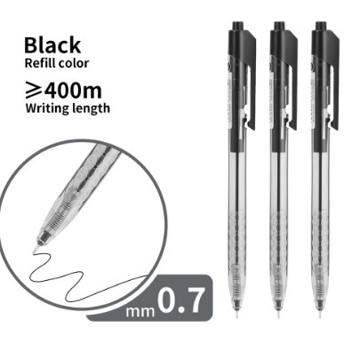 

Pulpen Ball Pen Cetek Halus 0.7 mm - Warna Hitam Biru Merah EQ013X0