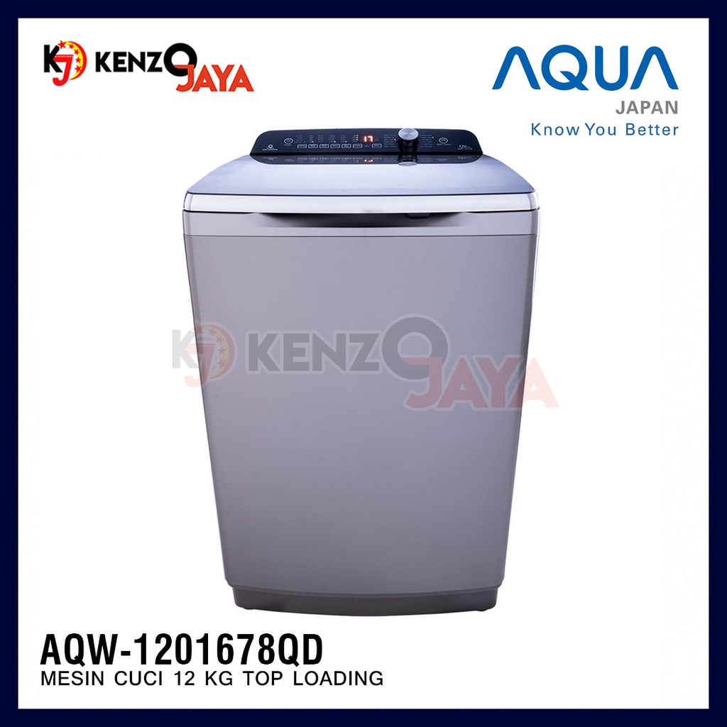 Mesin Cuci 1 Tabung 12 Kg AQUA AQW-1201678QD