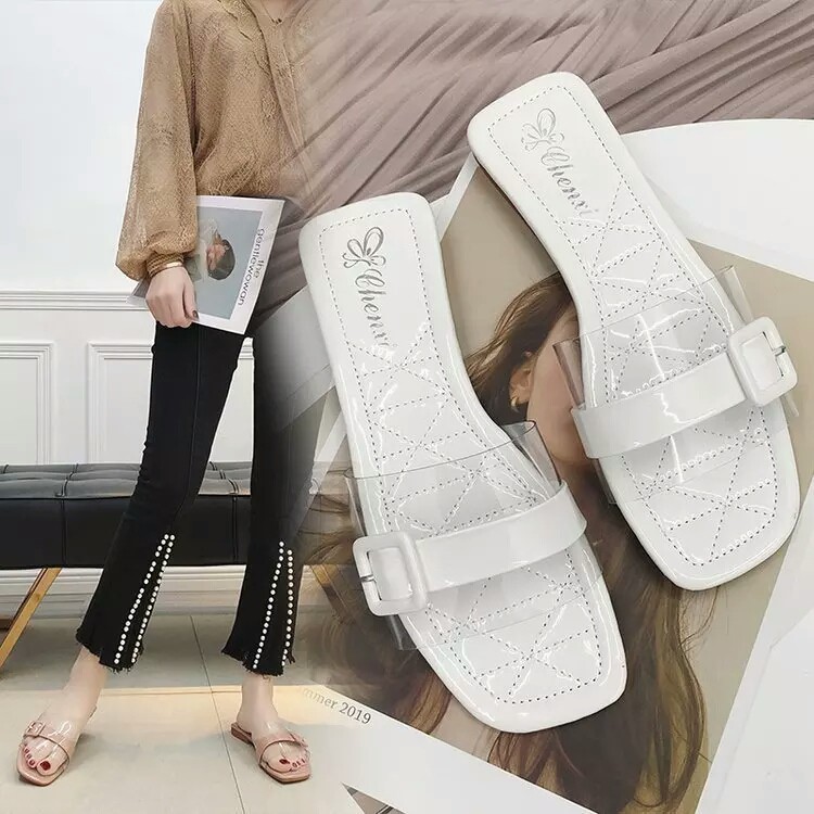 Sepatudari Karin Sandal wanita sol karet anti licin KR SDF037