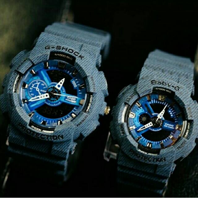 G-SHOCK GA-110 & BABY G BA-110  COUPLE