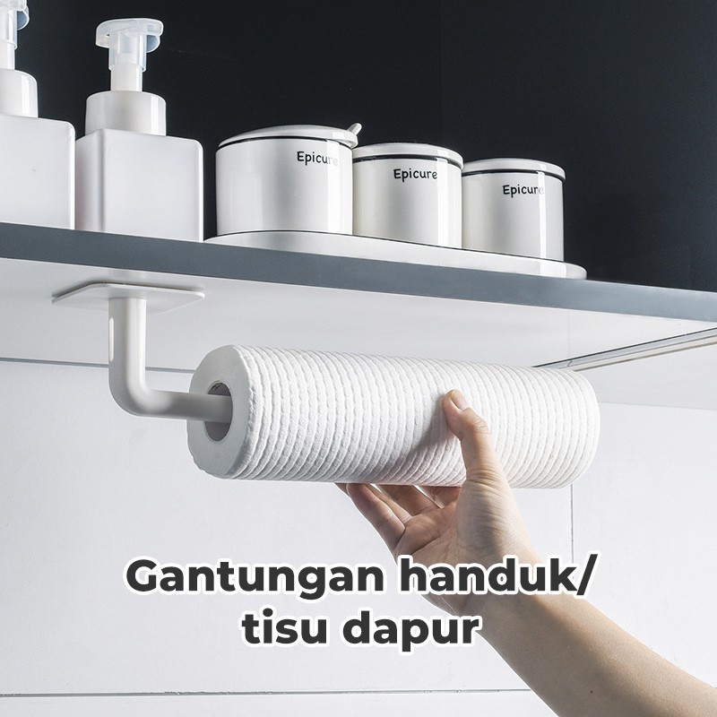 Multifungsi Gantungan Dapur Serbaguna Gantungan Panci Dinding