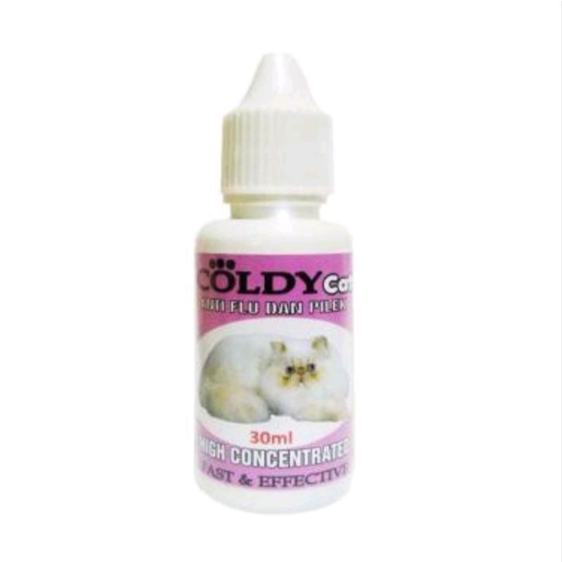 Coldy Cat Obat dan Pilek Drop Tetes Kucing Bersin Flu Cat Influenza 30ml