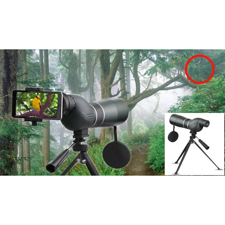 Teleskop Lens Bushnell Monocular - Focus and Zoom 16 x 52 Authesia  - Day Night Mode