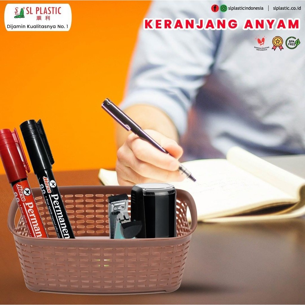 KERANJANG ANYAM PLASTIK