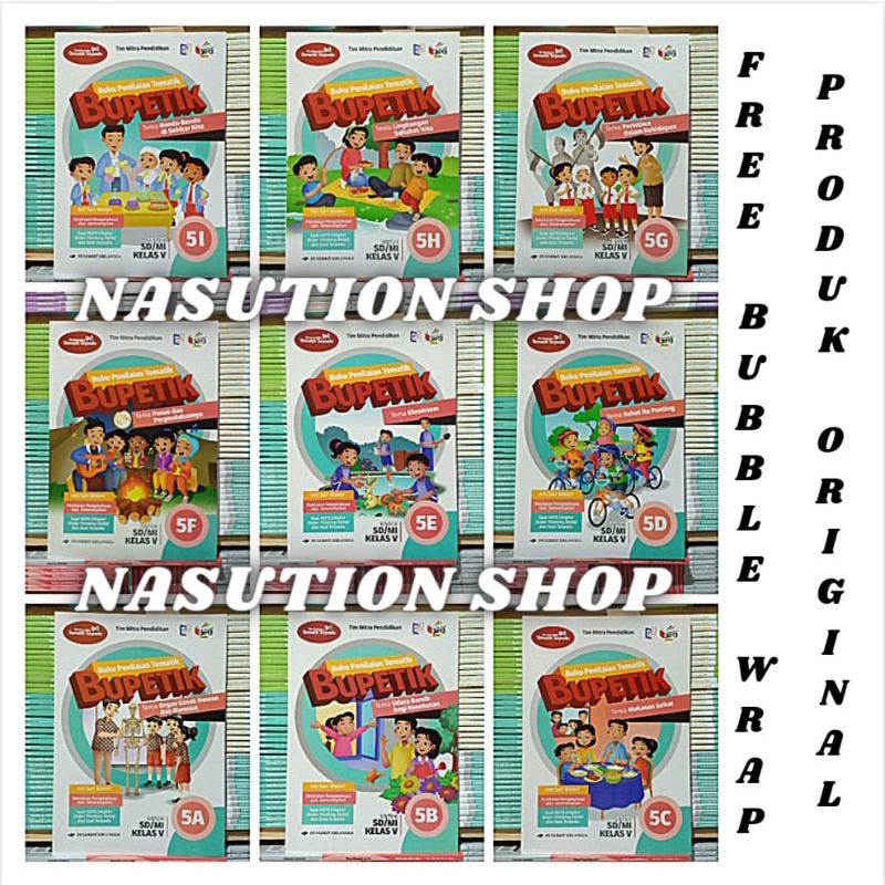 Jual Buku Bupetik Kelas 5 SD 5A 5B 5C 5D 5E 5F 5G 5H 5I K13 Revisi ...