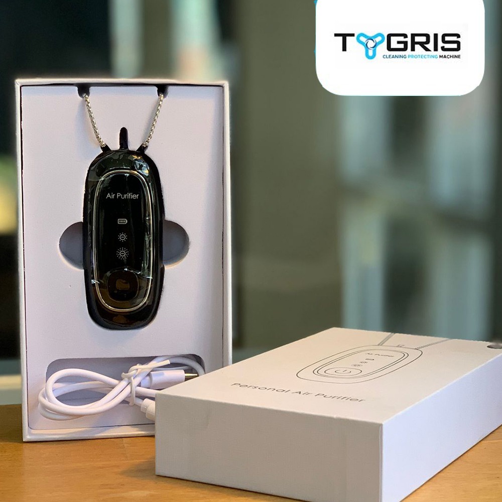 AIR PURIFIER PORTABLE NECKLACE TYGRIS PERSONAL IONIZER AIR FRESHENER