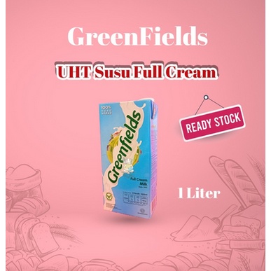 

GREENFIELDS UHT SUSU FULL CREAM 1L