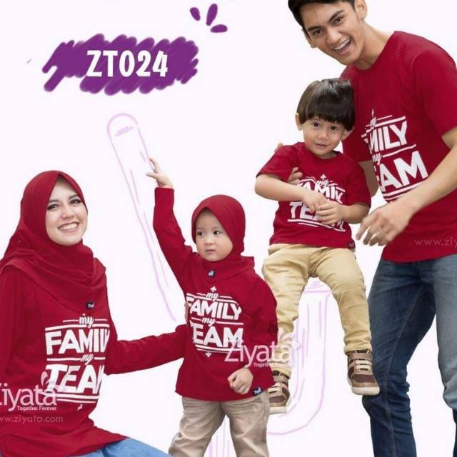 Kaos Couple Family Baju Keluarga Muslim Baju Couple Family ...