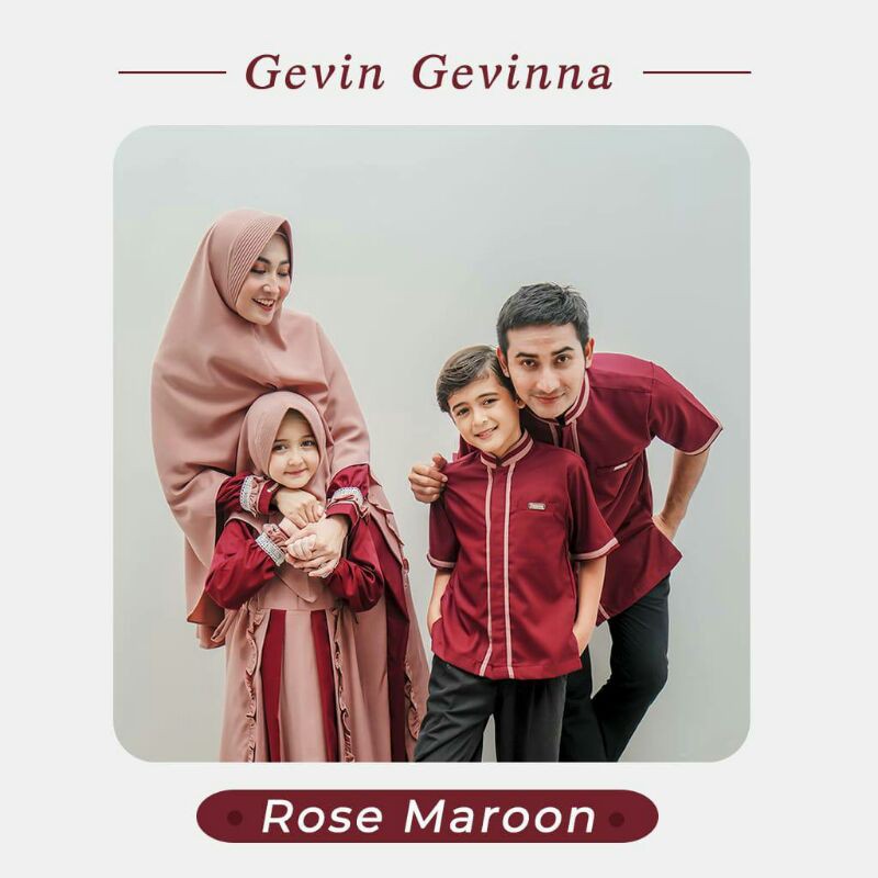 SARIMBIT COUPLE GEVINNA DRESS KIDS BY SHIERAKI (GAMIS ONLY)