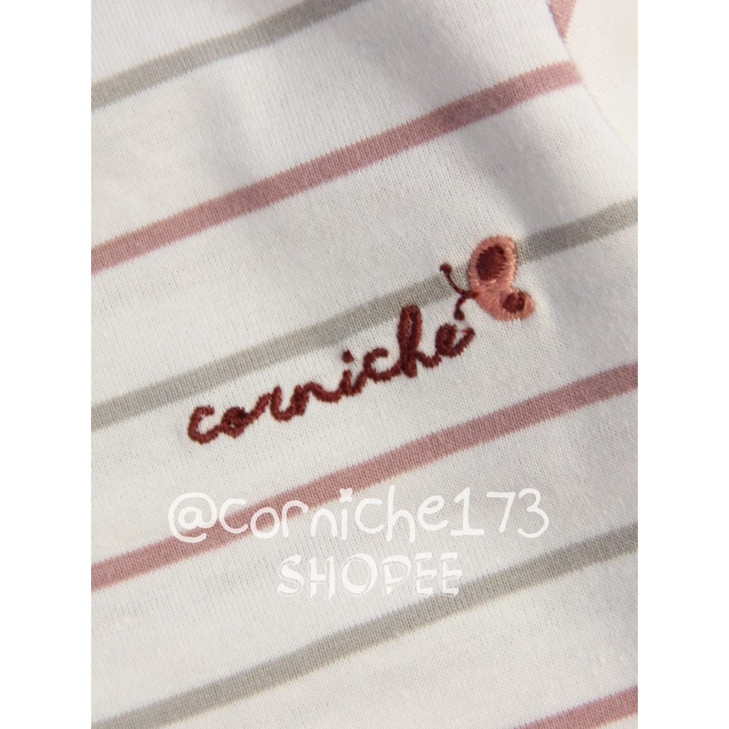 Corniche Kids Carla Stripe Tee Kids Offwhite - TP K23003