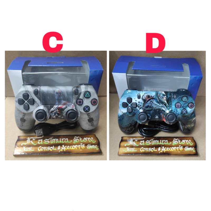 Stick Stik Joystick PS4 OP Warna Motif