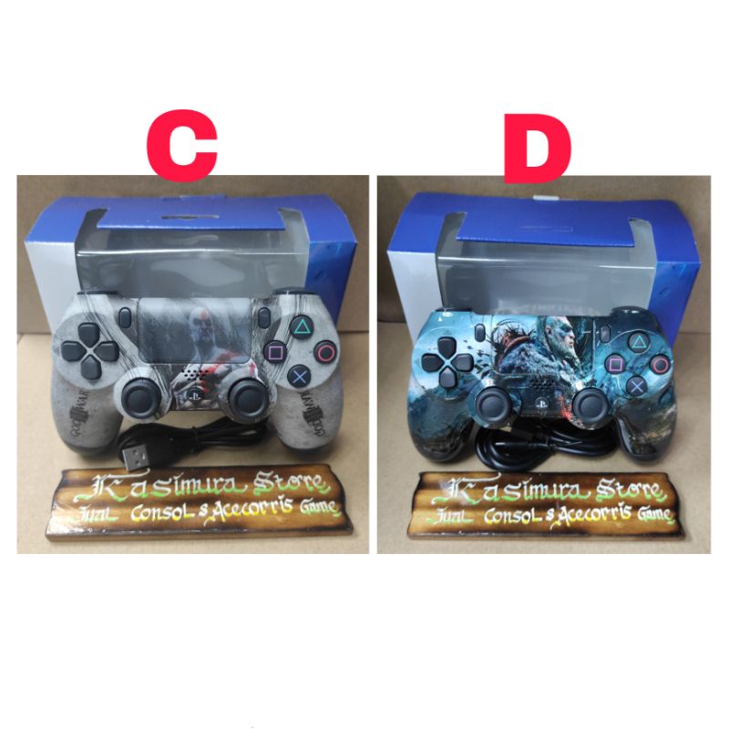 Stick Stik Joystick PS4 OP Warna Motif