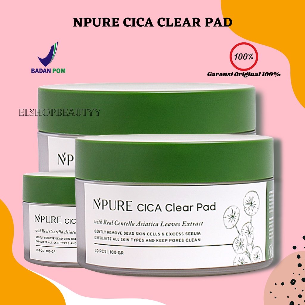 NPURE CICA CLEAR PAD [FULL SIZE & SHARE IN JAR]