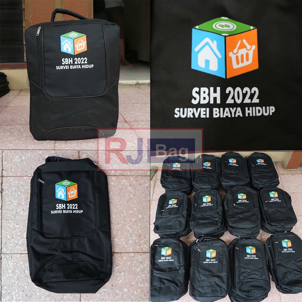 Ransel Custom Grosir Tas Polo Hitam SBH 2022 Survei Biaya Hitam Grosiran Murah Bagus Ransel Kerja Tas Gendong Pria Polo