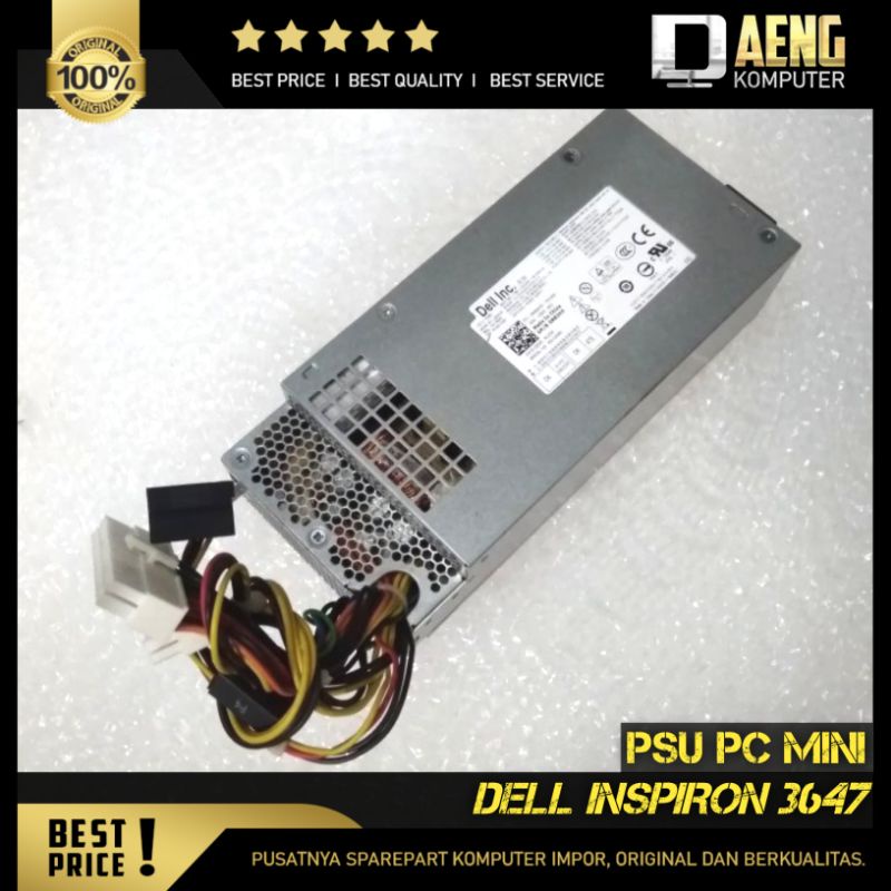 Power Supply Power Suplay PSU Pc Mini Dell Inspiron 3647 660s / Vostro 270s Sff Original Murah