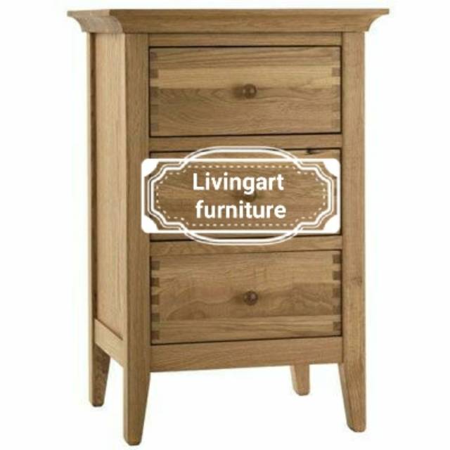 Lemari kayu jati 3 laci