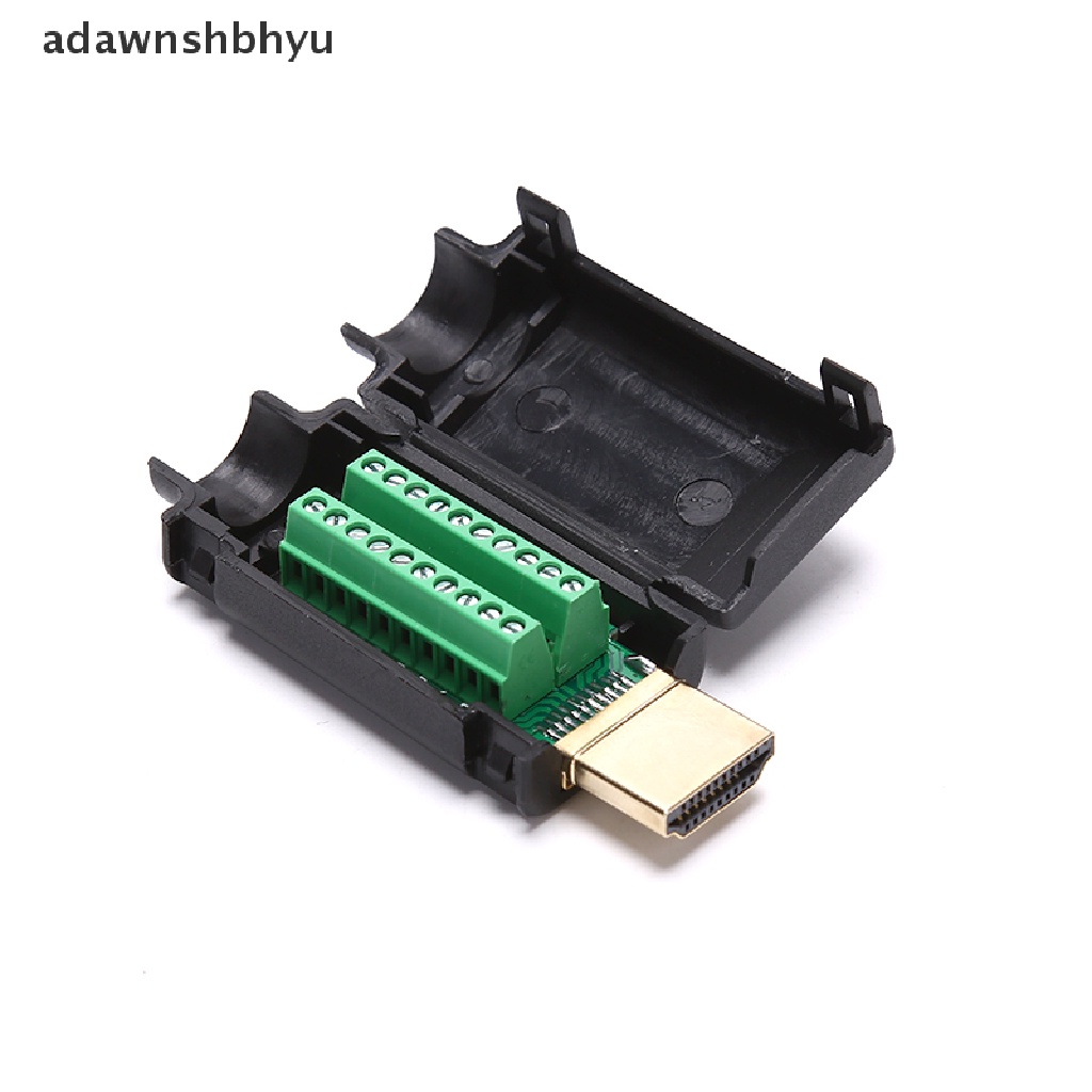 Adawnshbhyu Adapter Konektor HDMI 2.0 Ke Papan Terminal 20P Dengan Housing