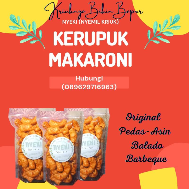 

KERUPUK MAKARONI 60 GRAM - NYEKI